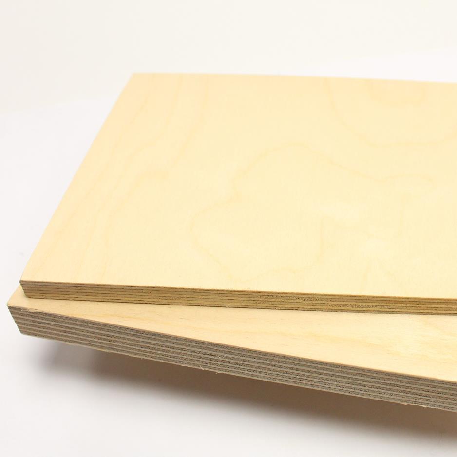 10 Platten Sperrholz Birke B/BB Stärke 12mm Maße 50x 30 cm 22,5/m² 